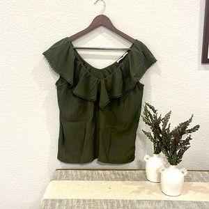 Green LOFT shirt